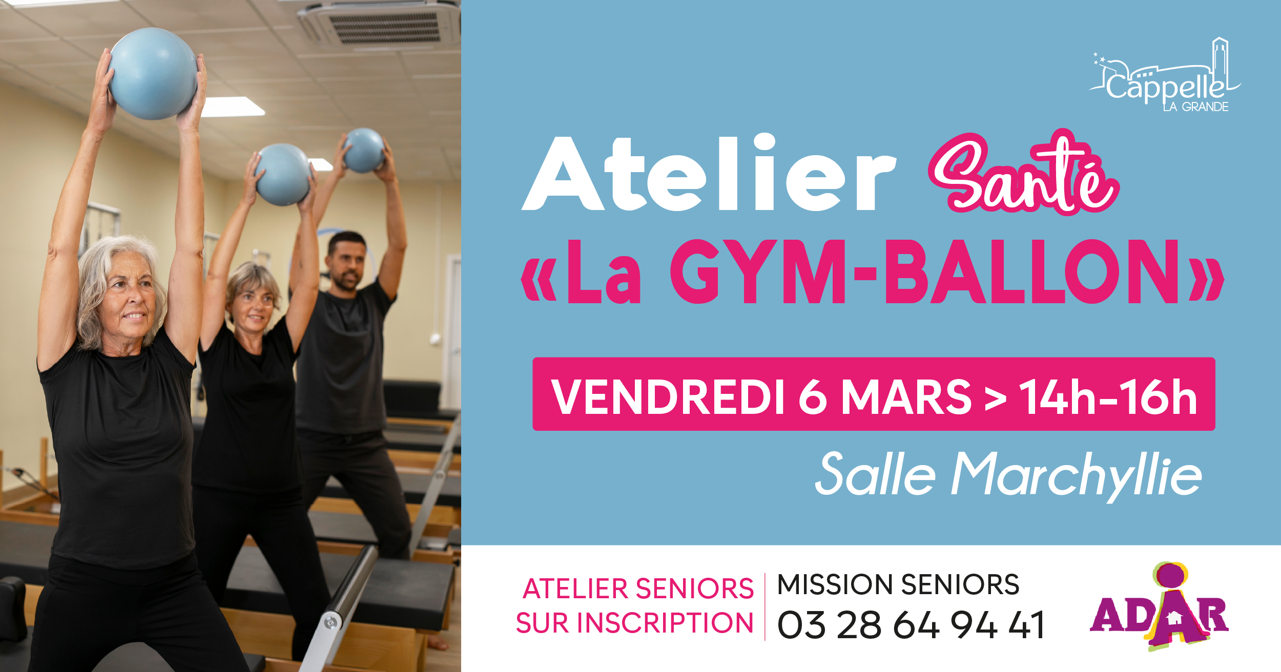 Atelier Seniors : GYM BALLON