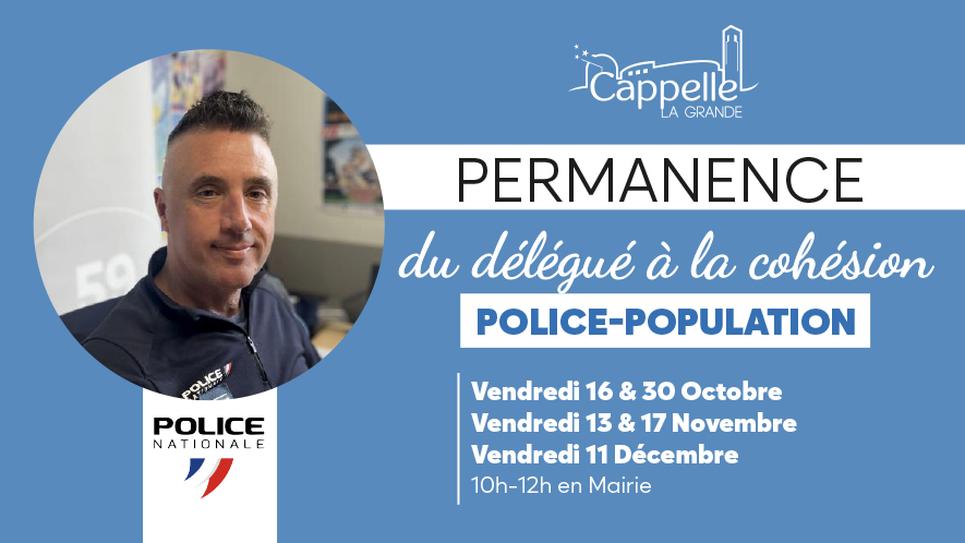Permanence du délégué à la cohésion Police-Population