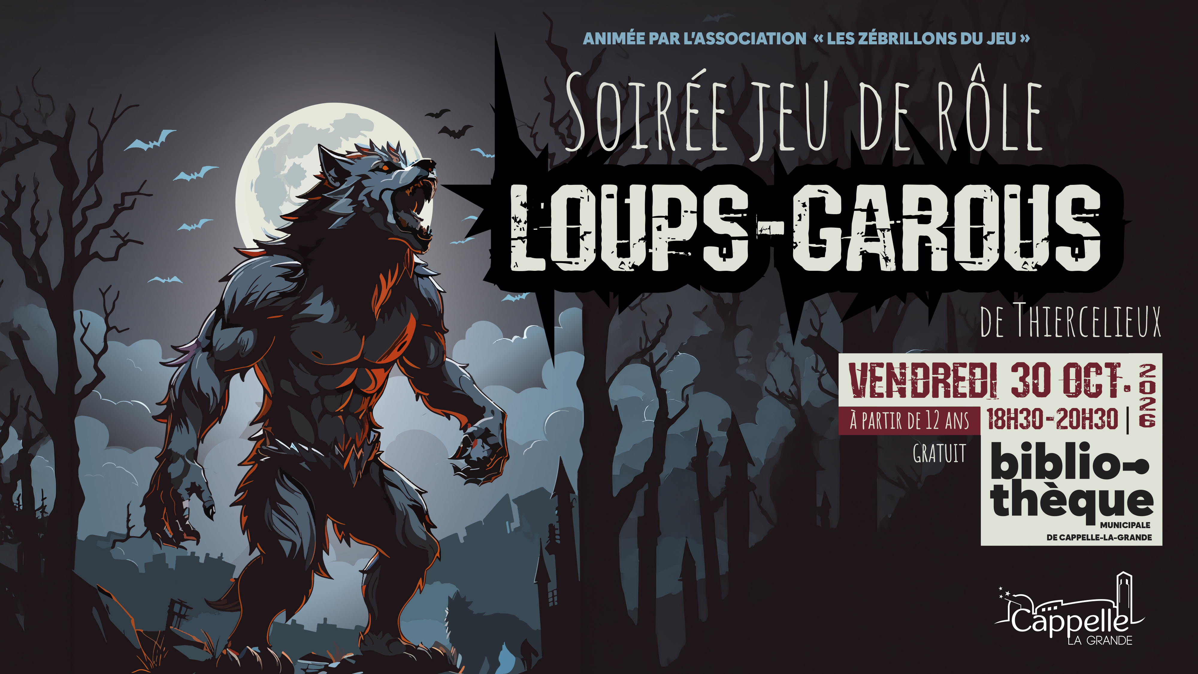 Soirée jeu de rôle "Loups-Garous de Thiercelieux"