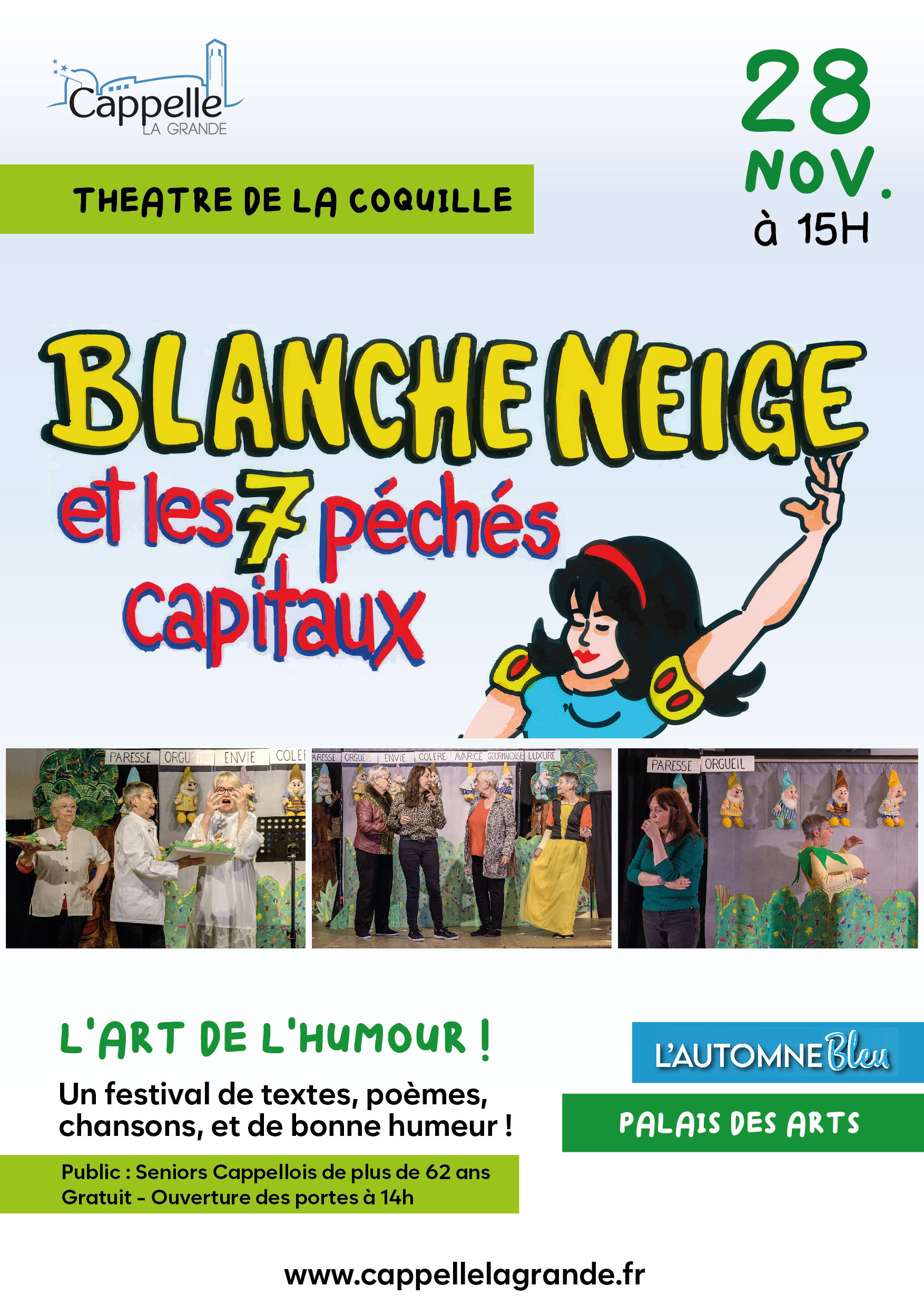 Théâtre BLANCHENEIGE ET LES SEPT PÉCHÉS CAPITAUX