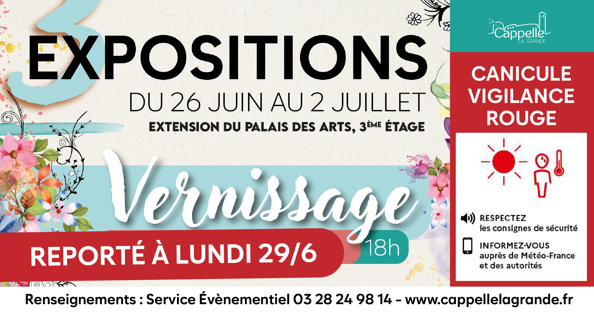 3 Expositions culturelles au Palais des Arts