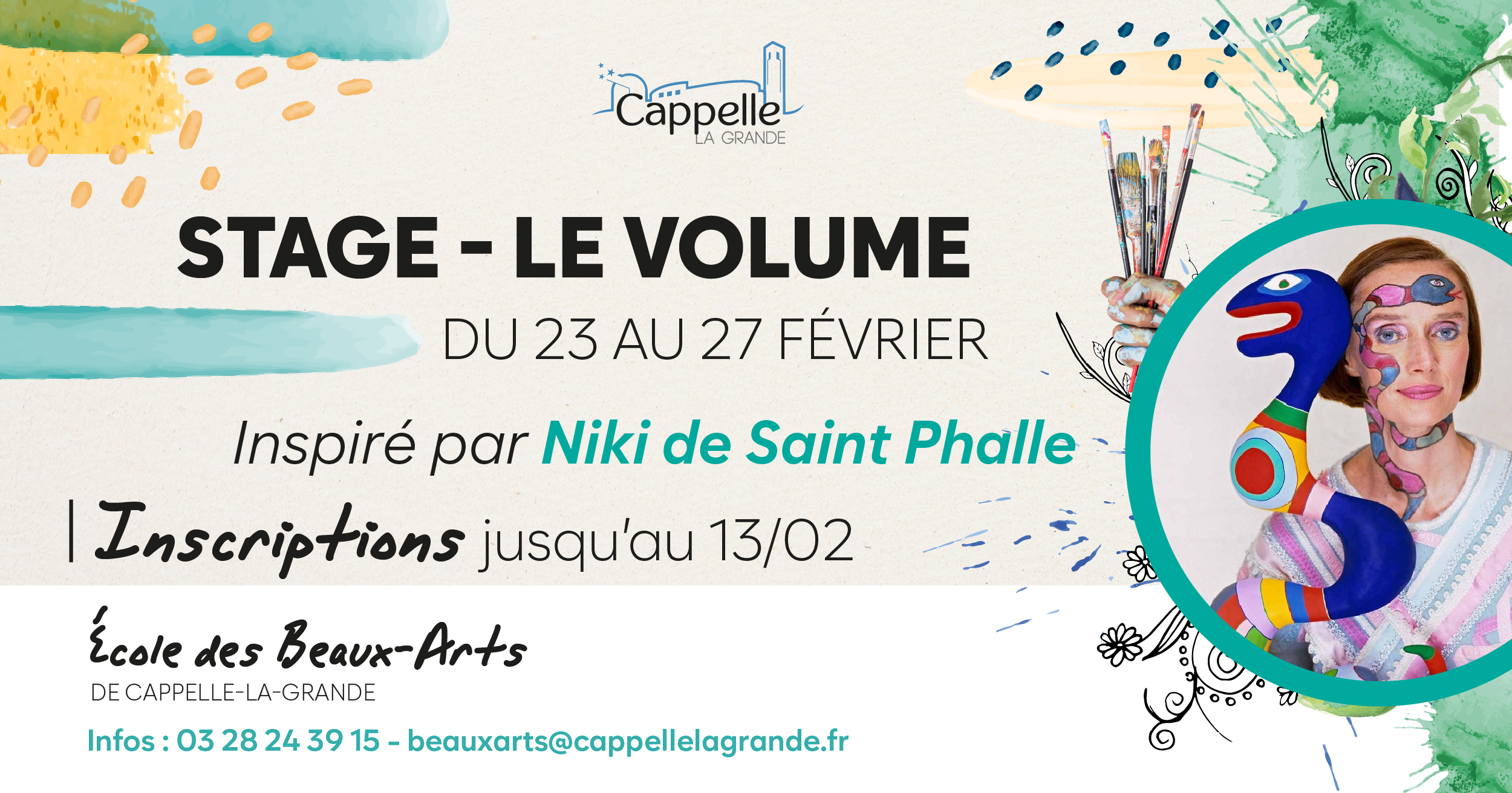 Stage "LE VOLUME" aux Beaux-Arts