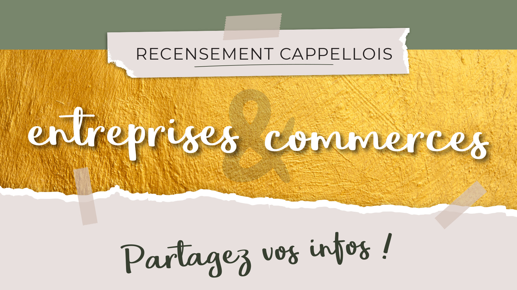 Entreprises & Commerces, partagez vos infos !