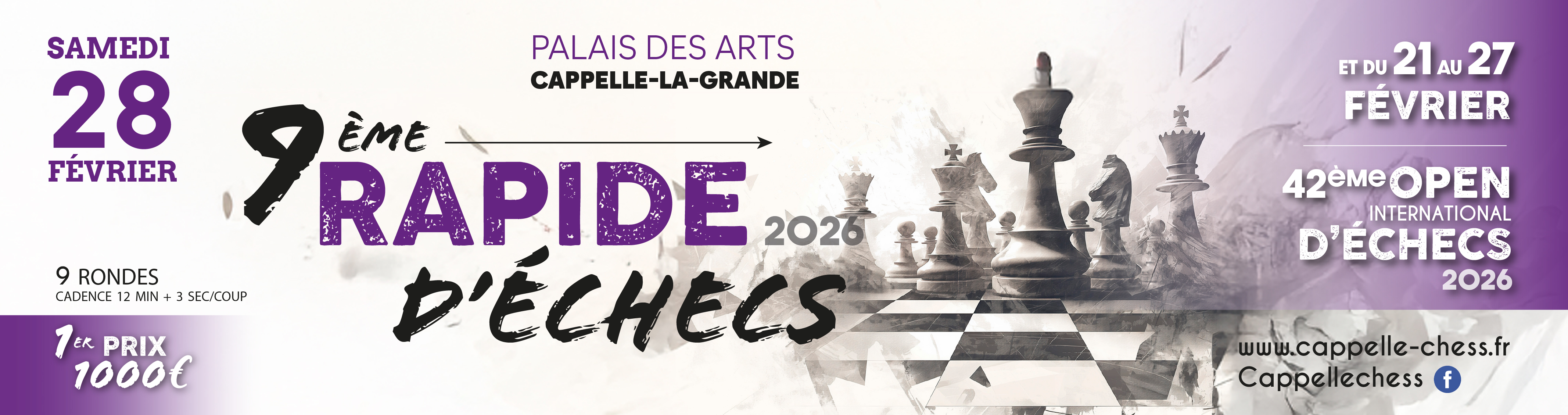9ème Tournoi rapide international d'échecs de Cappelle la Grande