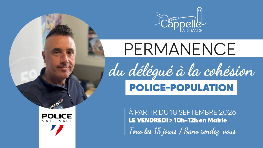 Permanence du délégué à la cohésion Police-Population